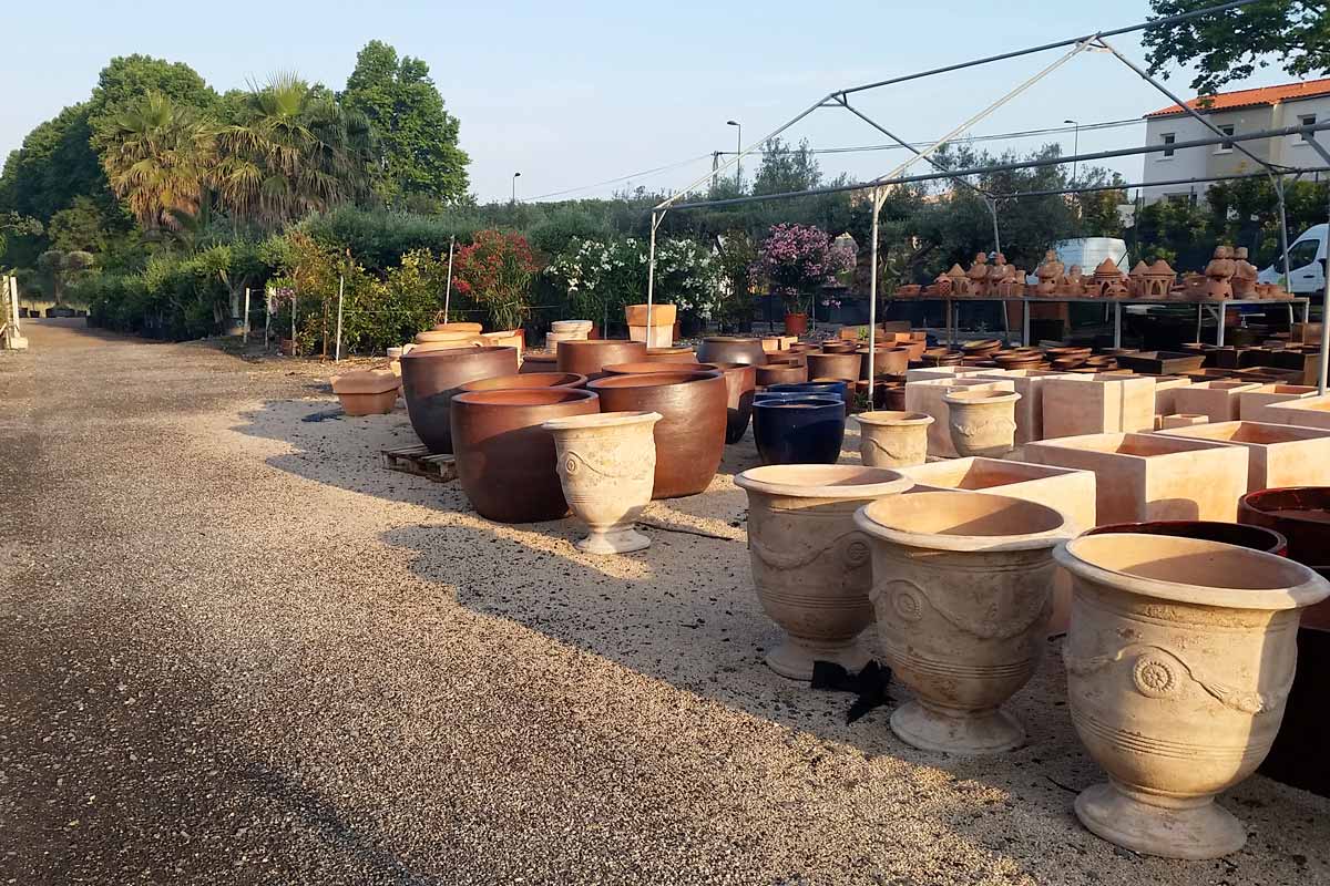 Nos poteries  la jardinerie de Montagnac
